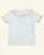 Caramelo Girls White Jersey School T-Shirt with Yellow Trim 0110120