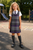 Winterbottoms Grey/Purple Tartan Pinafore 112