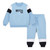 Mitch & Son Boys Cornflower Blue Contrast Panel Crewneck Tracksuit - William (MS26604)