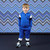 Mitch & Son Boys Royal Blue Contrast Panel Zipper Tracksuit - Wake (MS26609)