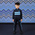 Mitch & Son Boys Black 1/4 Zip Tracksuit - Walker (MS26606)