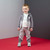 Mitch & Son Boys Grey Silver Colour Block Zipper Tracksuit - Tatum (MS26505)