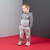 Mitch & Son Boys Grey Silver Colour Block Zipper Tracksuit - Tatum (MS26505)