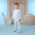 Mitch & Son Boys Blue Hoodie Tracksuit - Scott (MS26410)