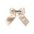 ADEE Girls Beige ARIAH Satin bow hairclip W262923
