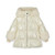 ADEE AVERY Snow White Short fur trim jacket W262206