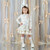 ADEE BAILEY Bow print jersey dress W262708