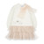 ADEE Girls BRANDY Beige Tulle bow dress W262711