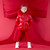 ADEE AVERY Red Short fur trim jacket W263209