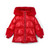 ADEE AVERY Red Short fur trim jacket W263209