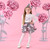 ADEE ANASTASIA Houndstooth print skirt set W261508