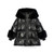 ADEE AVERY Black Short fur trim jacket W261202