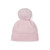 ADEE APRIL Pom pom hat Pale Pink W261909