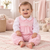 Mintini Girls TOP & DUNGAREE-PINK MB7421