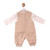 Mintini Boys TOP & DUNGAREE-IVORY/BEIGE MB7308