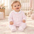 Blues Baby Girls Pink Velour All In One BB3116