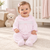Blues Baby Girls Pink Smocked Velour All In One BB3205