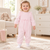 Blues Baby Girls Pink Dungaree Set BB3199