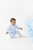 Blues Baby Boys Blue Knitted Polo Set BB3161