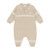 Blues Baby Boys Beige/ivory Knitted Romper BB3166