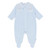 Blues Baby Boys Blue Smocked Velour All In One BB3102B