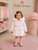Kinder Boutique Pink Stella Winter Coat with Fur & Sparkle Detail