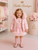 Kinder Boutique Pink Dani Winter Coat with Fur Hood Detail