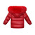 Kinder Boutique Red Dani Winter Coat with Fur Hood Detail