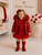 Kinder Boutique Red Dani Winter Coat with Fur Hood Detail