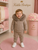 Kinder Boutique Jacob Faux Fur Hood 2 Piece set - Beige