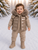 Kinder Boutique Jacob Faux Fur Hood 2 Piece set - Beige
