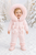 Kinder Boutique Jessica Faux Fur Hood All in One with Bows - Pink