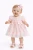 Kinder Boutique Pink Dress with pink trim and 2 pink bows