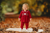 Amore Baby Girls Red Smocked Top And Legging AM0094 RED