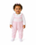 Amore Girls Pink Dungaree Set AM0100