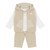 Amore Boys Beige Knitted 3 Piece Gilet Set AM0129