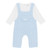Amore Boys Blue Knitted Dungaree Set AM0132