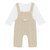 Amore Boys Beige Knitted Dungaree Set AM0132