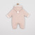 Emile et Rose - Kane Boys Stone Knitted Pramsuit With Fur Trim