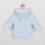 Emile et Rose - Kai Boys Blue Knitted Hooded Jacket With Fur Trim