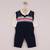 Emile et Rose - Kendrick Boys Navy Traditional 3 Piece Shirt, Fairisle Tank Top & Trouser Set