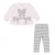 Pastels & Co Girls Pink Charming Classic Frill Legging Set - Shania