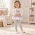 Pastels & Co Girls Pink Charming Classic Frill Legging Set - Shania
