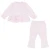 Pastels & Co Girls Pink Delightfully Delicate Flare Legging Set - Moana