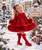 Kinder Boutique Girls Show Stopper Fur Dress - Red