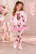 DAGA 10775 Chocolate Teddy Pink Bomber Jacket