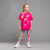 ADee Bonini BNA705 Dynamic Oversized t-shirt - Hot Pink