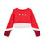 ADee Bonini BNA824 Motion Long sleeve panel top - Red