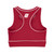 ADee Bonini BNC017 Revive Piping sport crop top - Burgundy