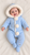Martin Aranda 029-10320 Knitted Pram Suit with Pom Poms- Blue
